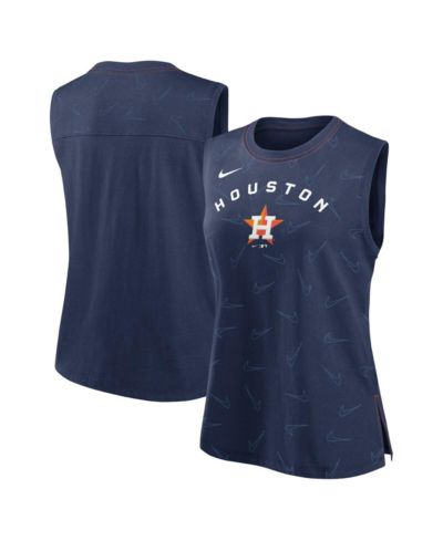 Женская майка Nike Navy Houston Astros Muscle Play