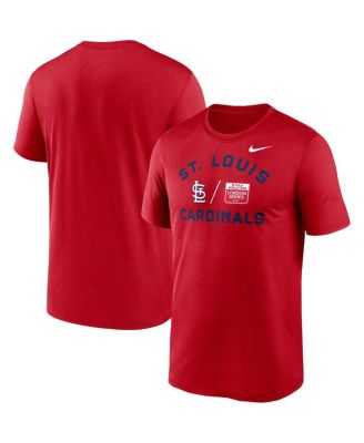 Мужская футболка Nike Red St. Louis Cardinals 2023 MLB World Tour: London Series Legend Performance