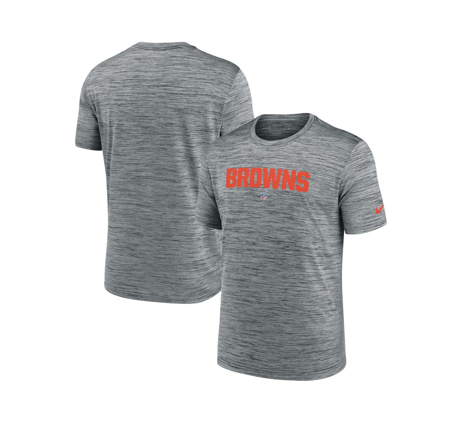 Nike Мужская футболка Cleveland Browns Velocity Performance, серая