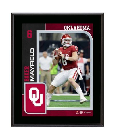 Сувенирная табличка Baker Mayfield Oklahoma Sooners 10.5" x 13"