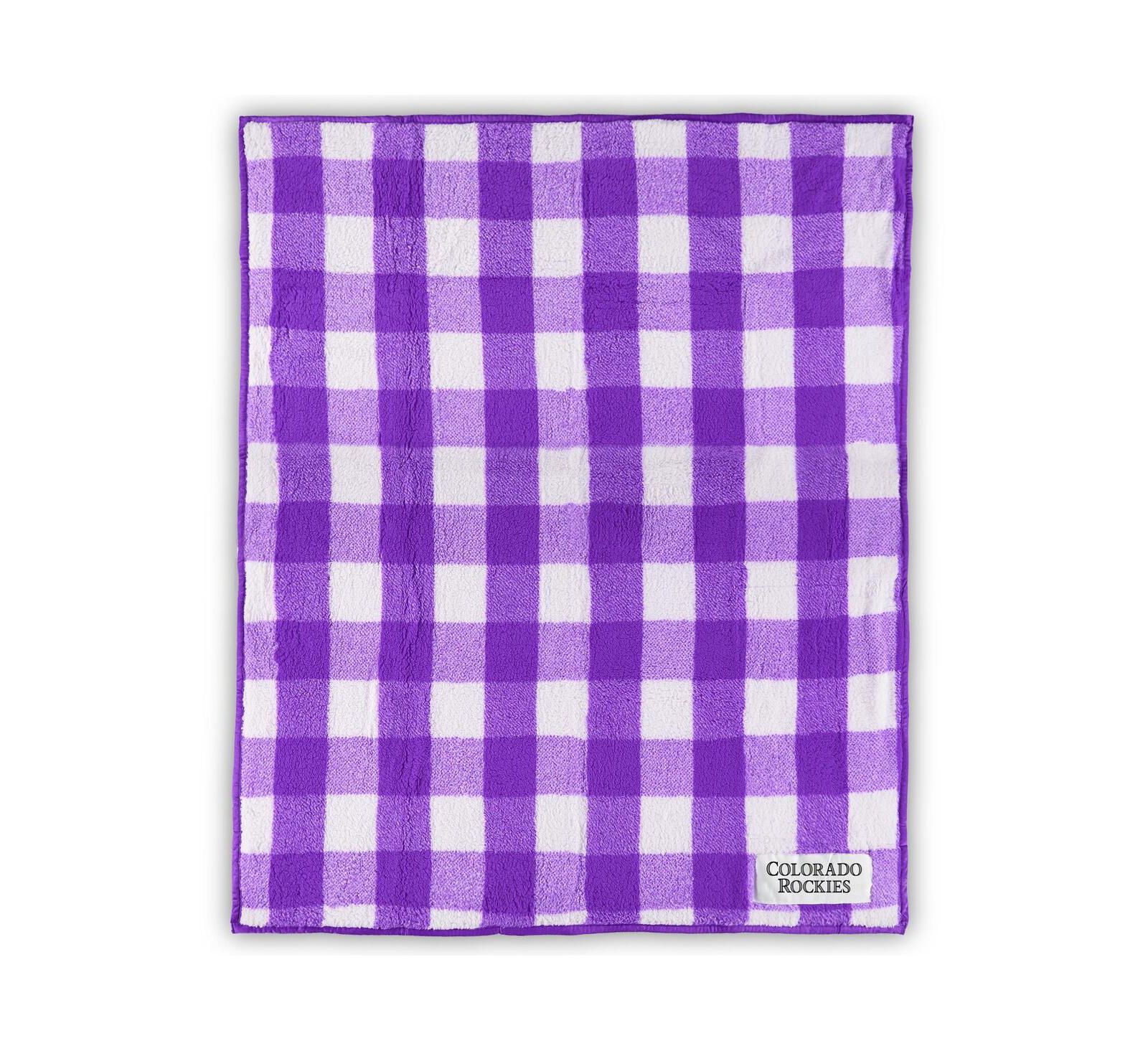 Colorado Rockies плед Buffalo Check Frosty Fleece, 50'' x 60''