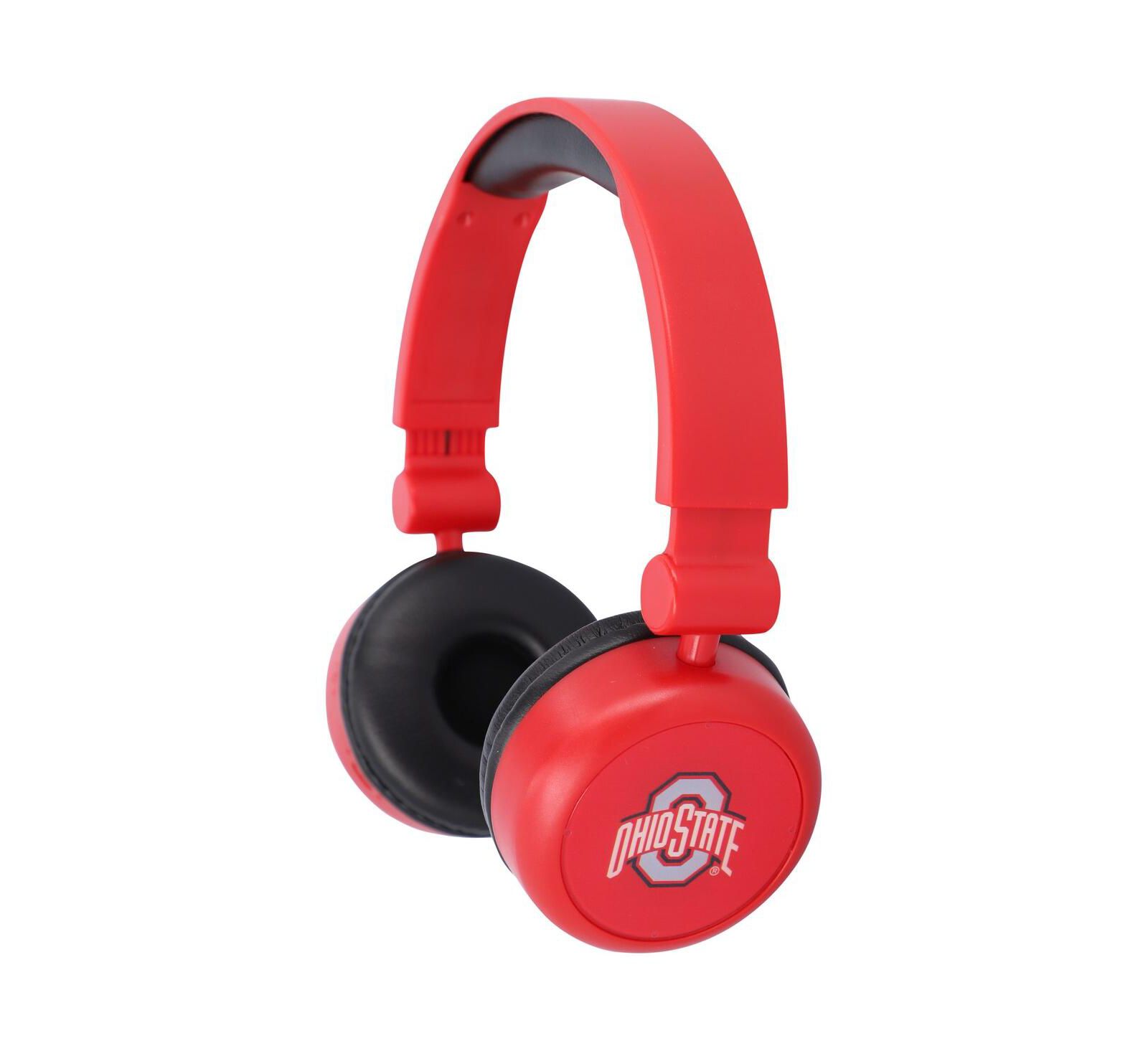 Prime Brands Ohio State Buckeyes Team Logo Wordmark Wireless On-Ear Headphones