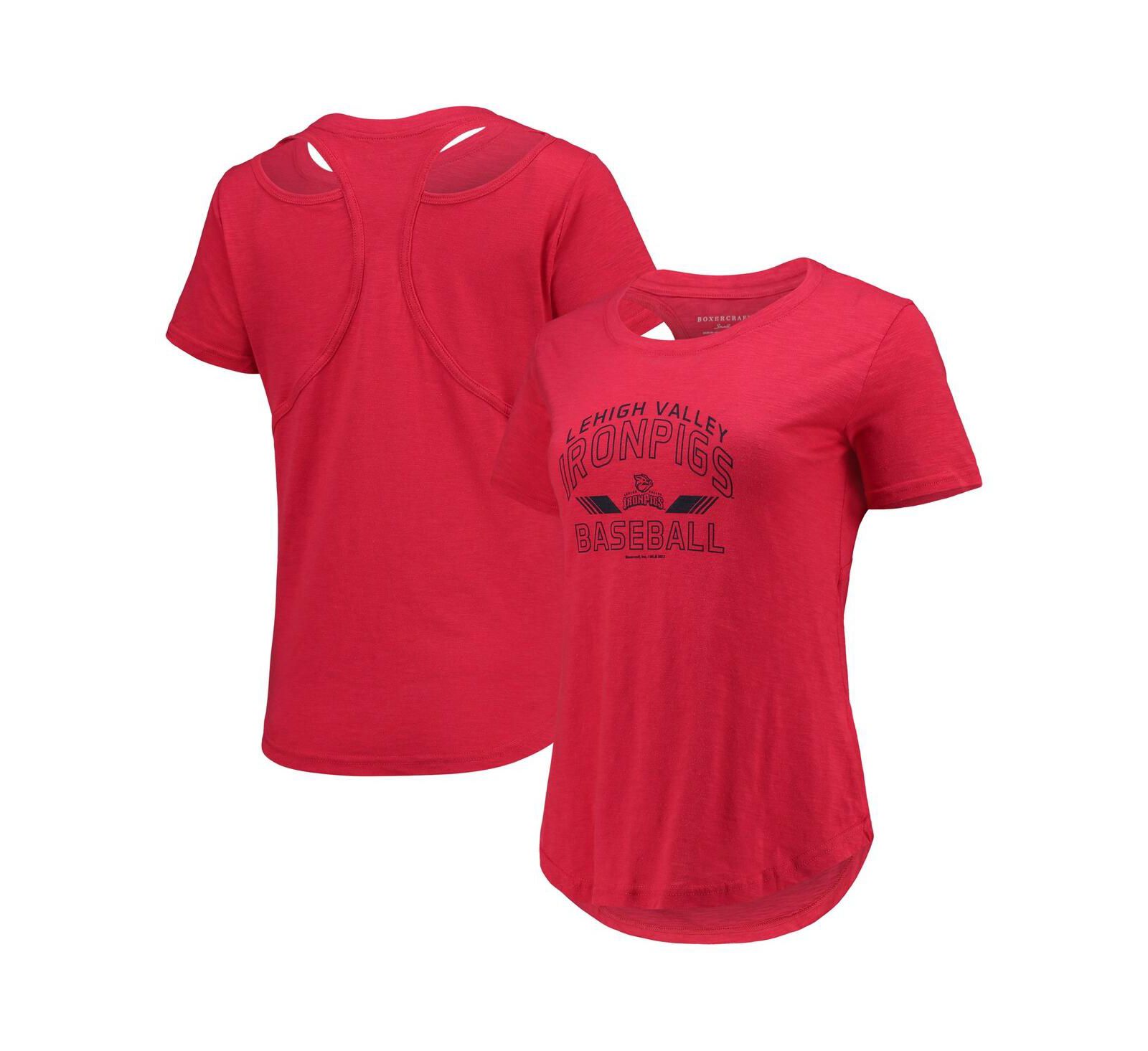 Женская футболка Lehigh Valley IronPigs Red