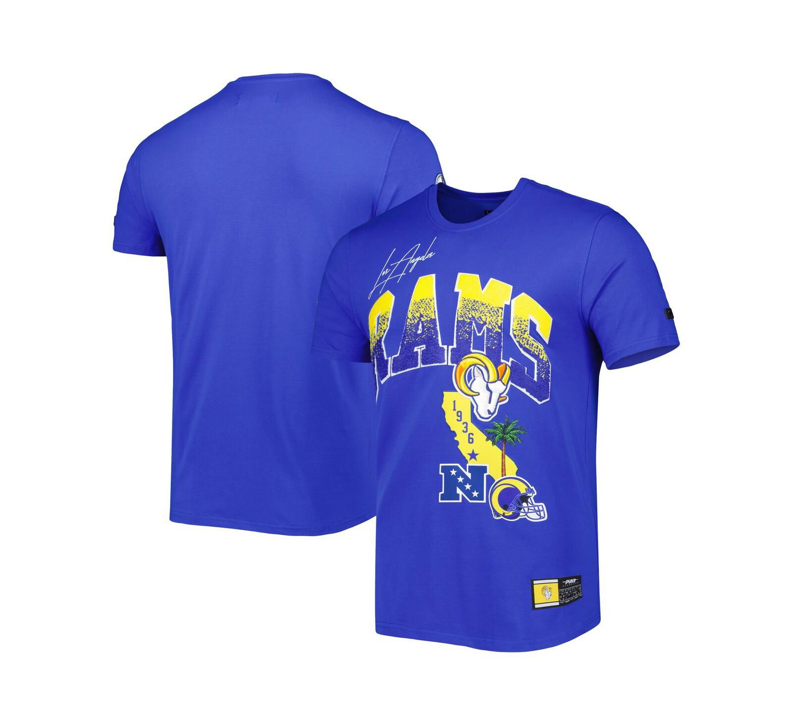 Men's Pro Standard Royal Los Angeles Rams Hometown Collection T-shirt