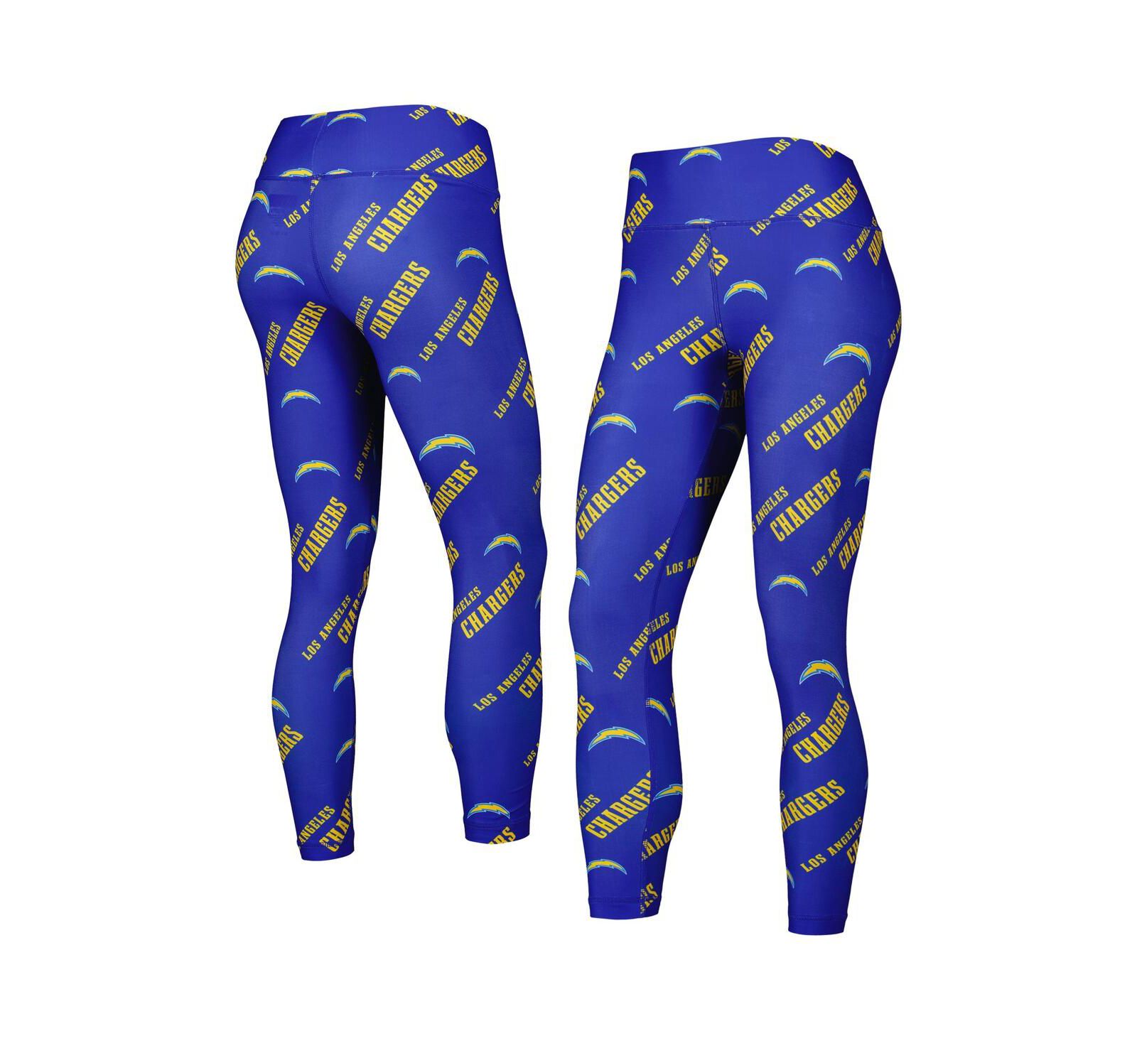 Женские леггинсы Concepts Sport Royal Los Angeles Chargers Breakthrough Allover Print Lounge