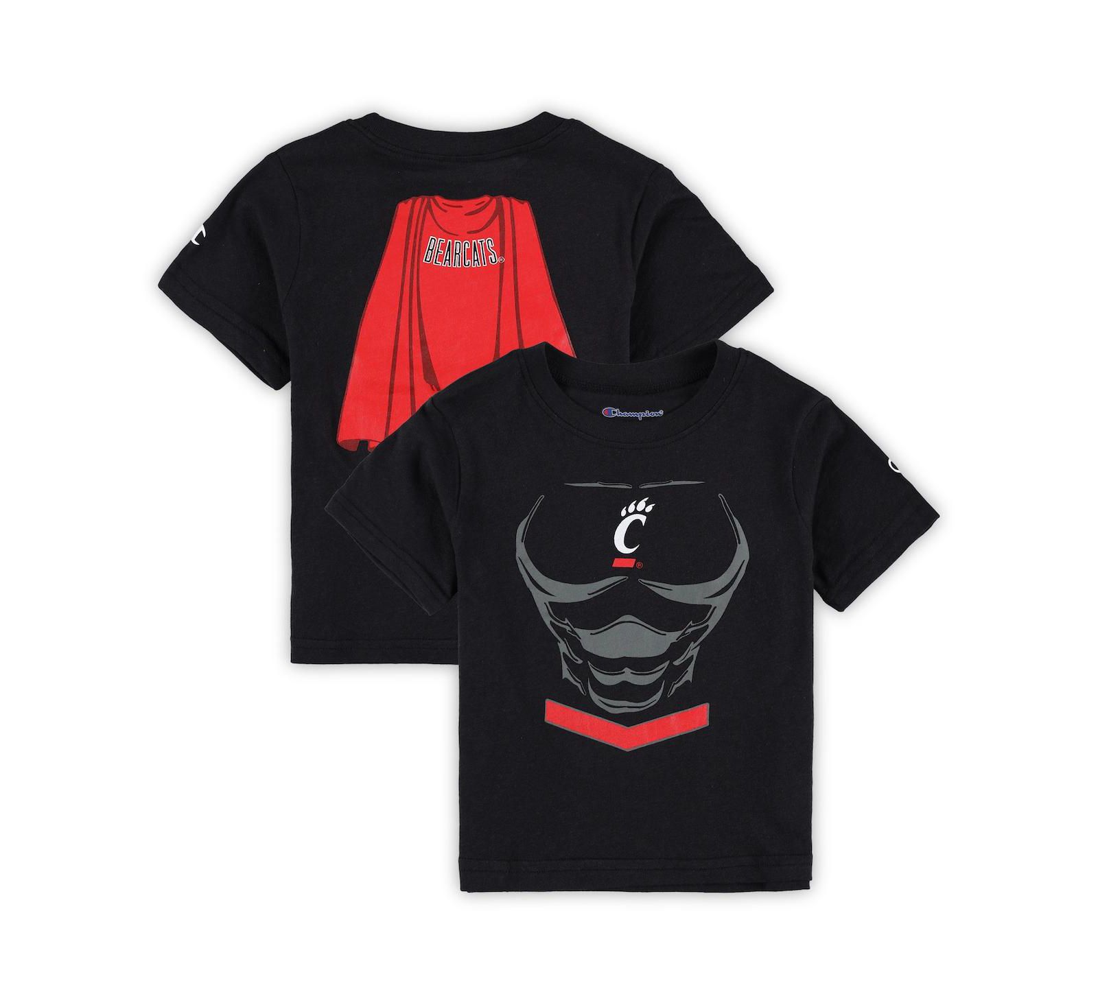 Детская футболка Champion Black Cincinnati Bearcats Super Hero