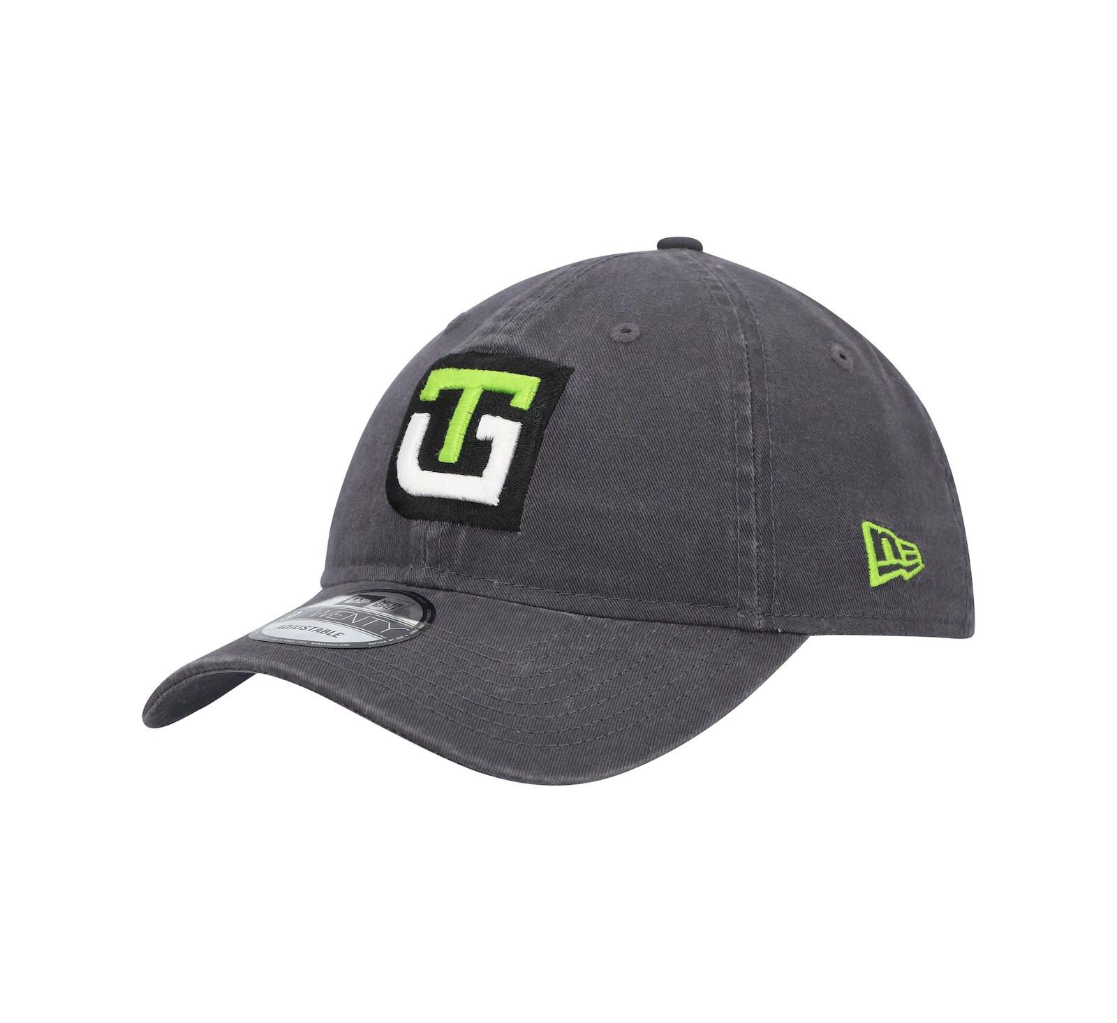 Мужская кепка New Era Graphite Ty Gibbs Enzyme Washed 9TWENTY регулируемая