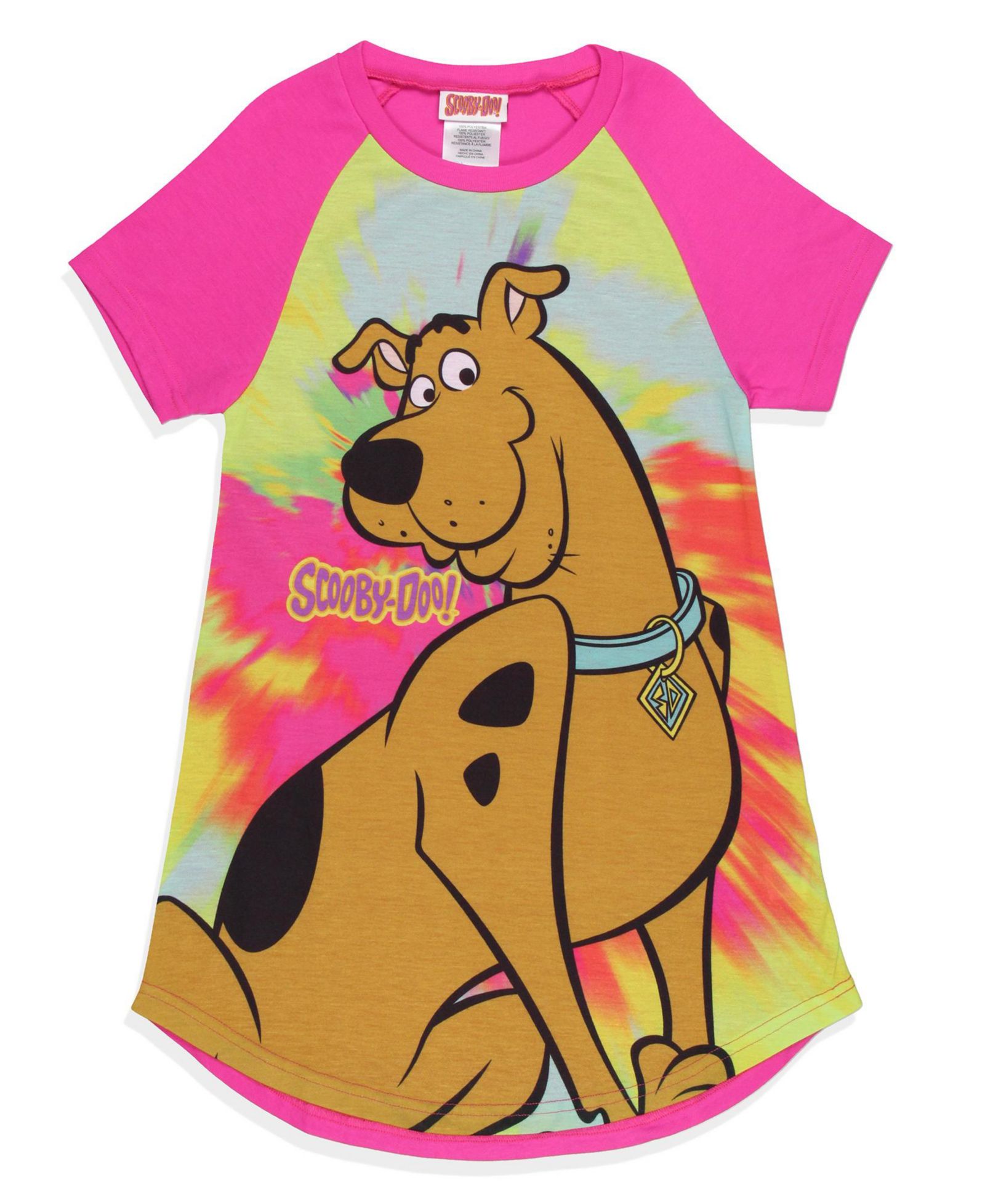 Детская пижама Scooby-Doo Raglan с коротким рукавом