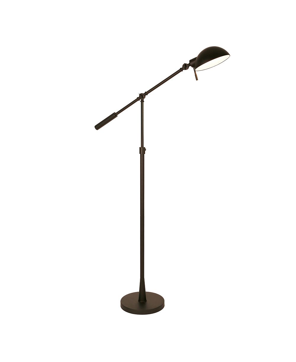 Hudson & Canal Напольный торшер Dexter 61" Metal Shade Height Adjustable