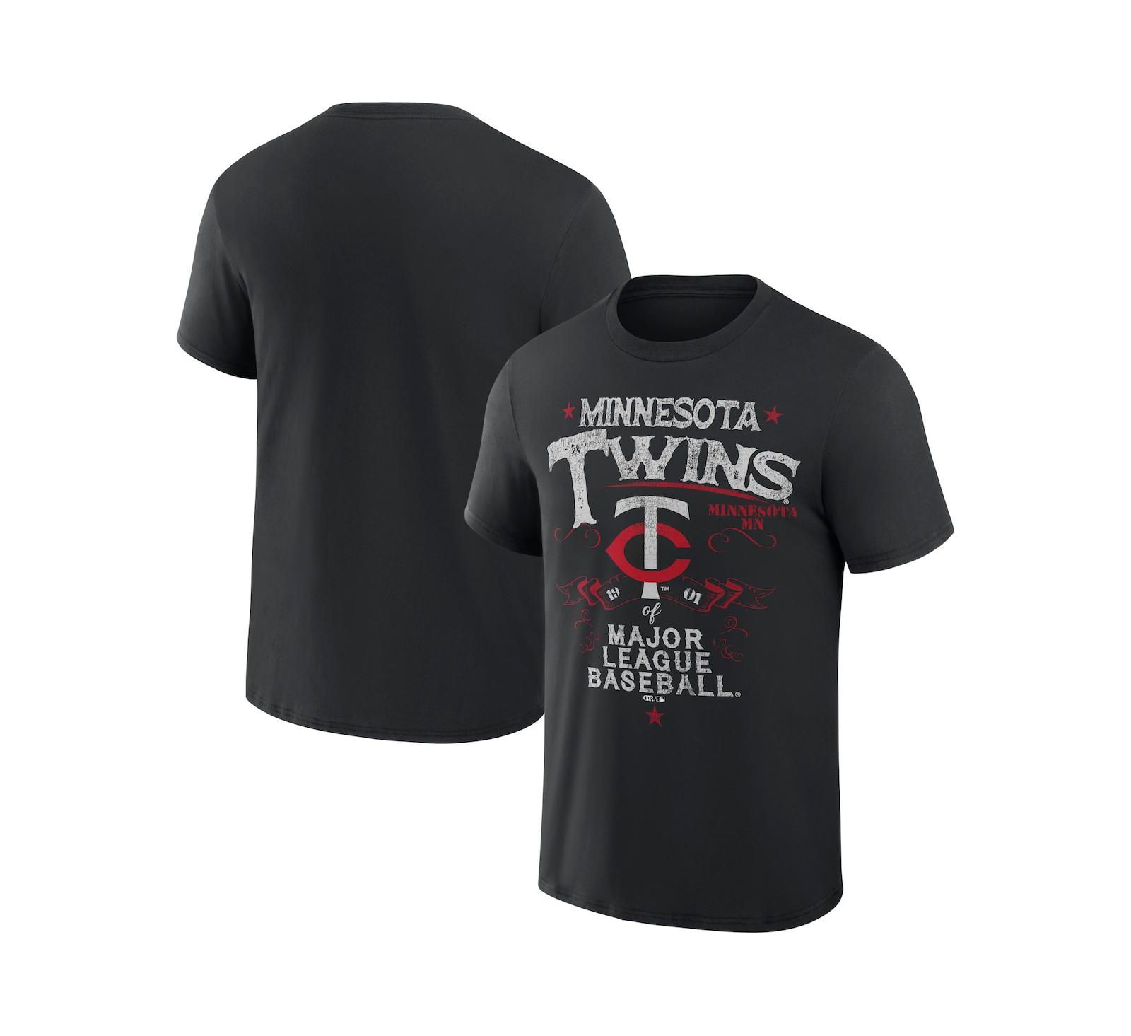 Мужская футболка Fanatics Darius Rucker Collection Minnesota Twins Beach Splatter, цвет Black
