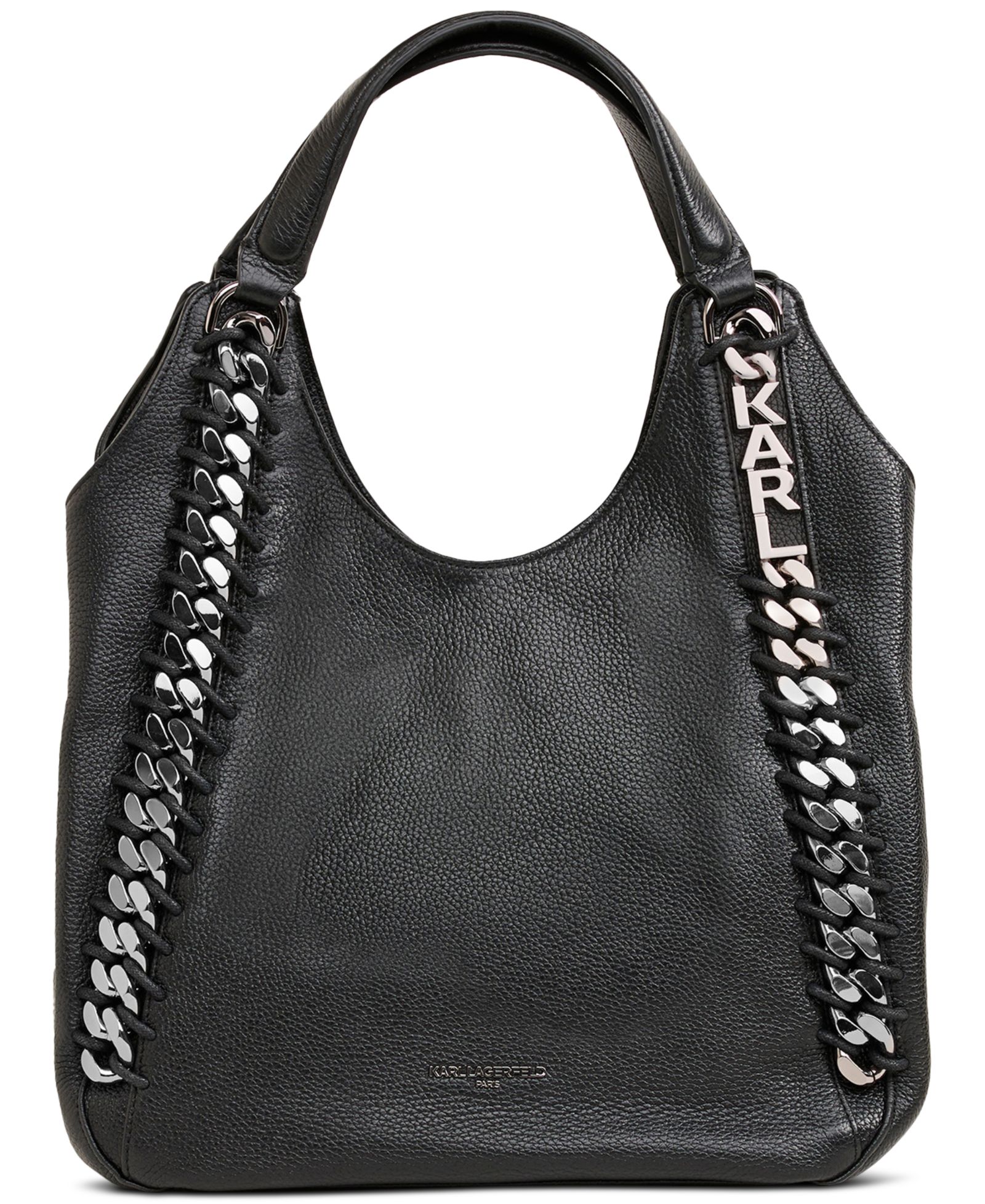 KARL LAGERFELD PARIS Gaelle Large Leather Tote