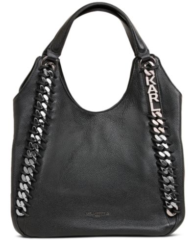 KARL LAGERFELD PARIS Gaelle кожаная сумка тоут Large