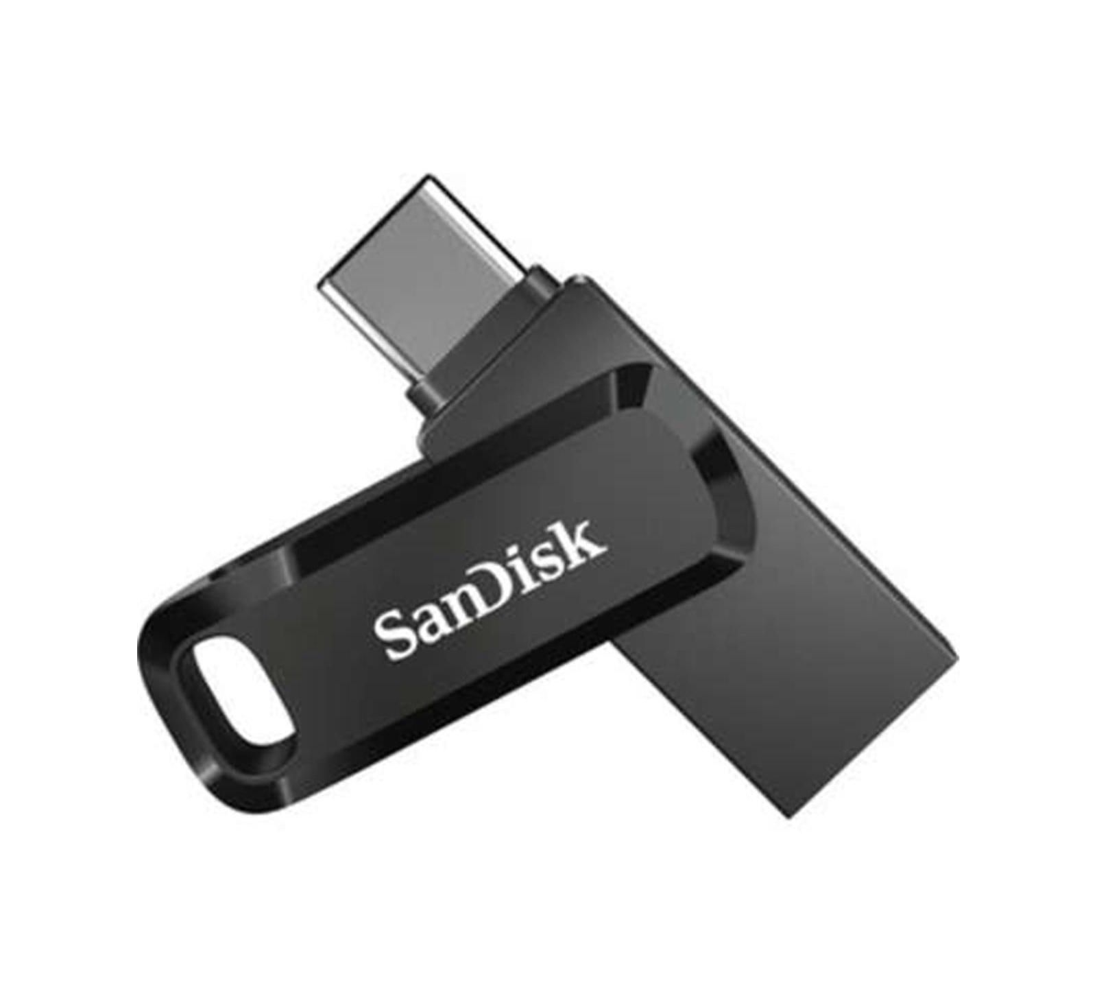 USB-накопитель SanDisk 128GB Plastic Dual USB Type C Drive