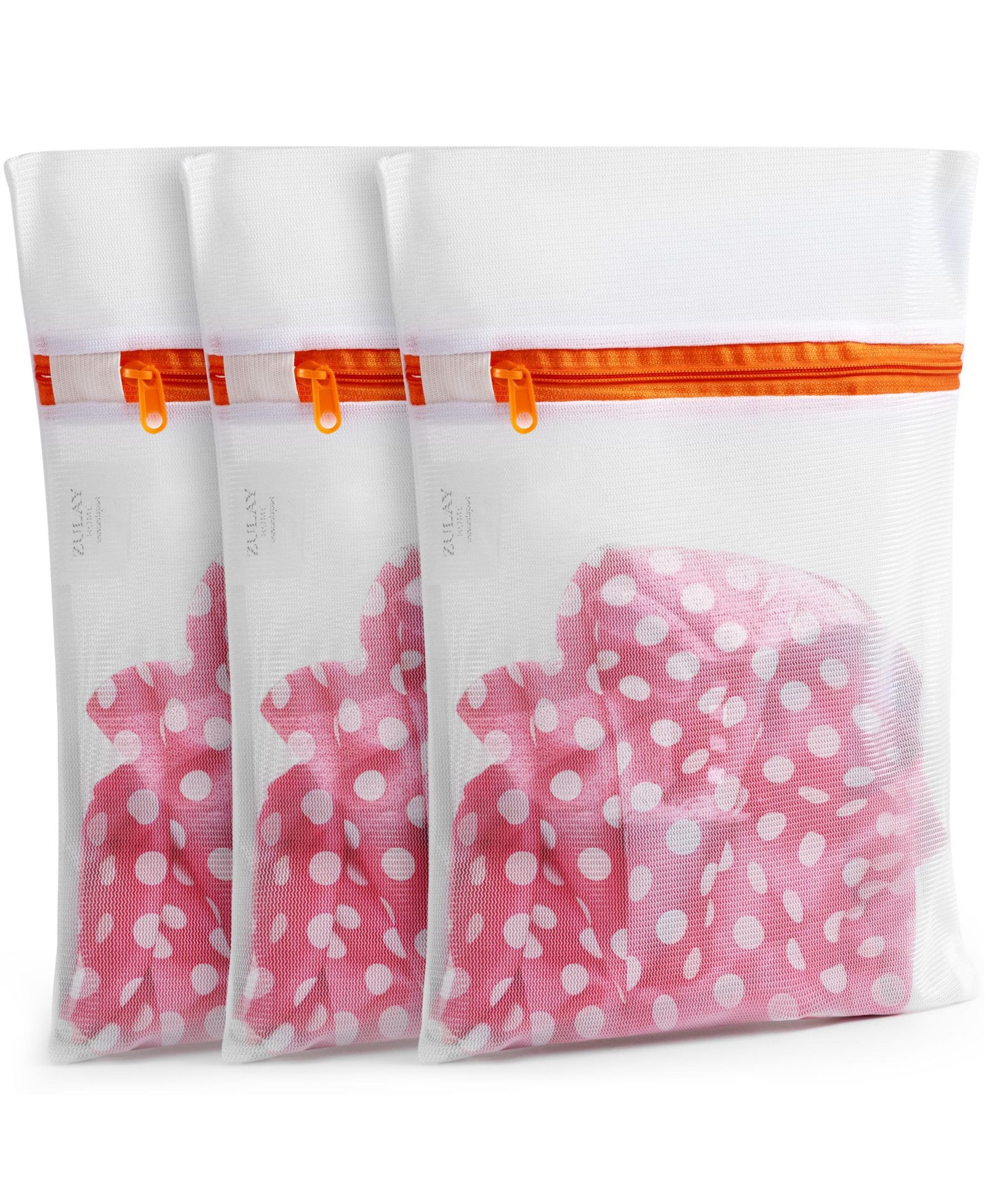 Zulay Kitchen 3 Pack Reusable Mesh Laundry Bags for Delicates  (3 Small)