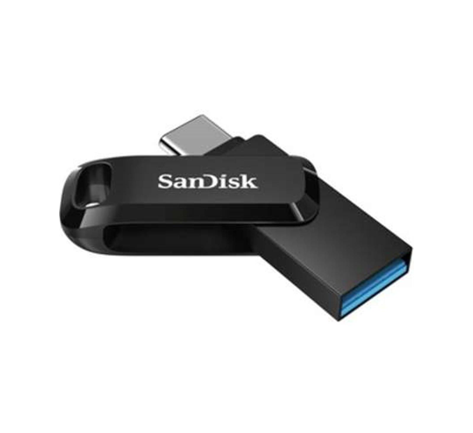 USB-накопитель SanDisk 256GB Plastic Dual USB Type C