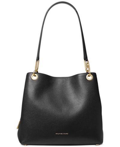 Большая кожаная сумка Michael Kors Kensington Tote