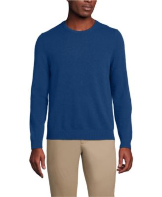 Lands' End мужской кашемировый свитер тонкой вязки