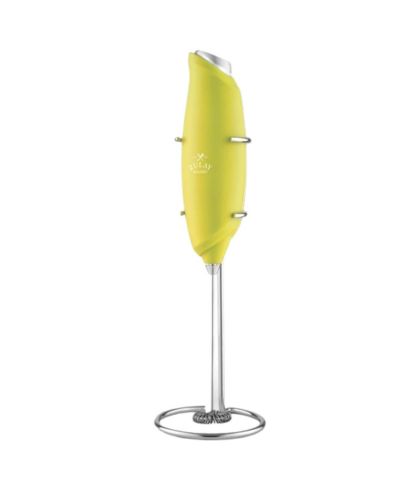 Zulay Kitchen One-Touch Handheld Milk Frother – Easy Use Foam Maker