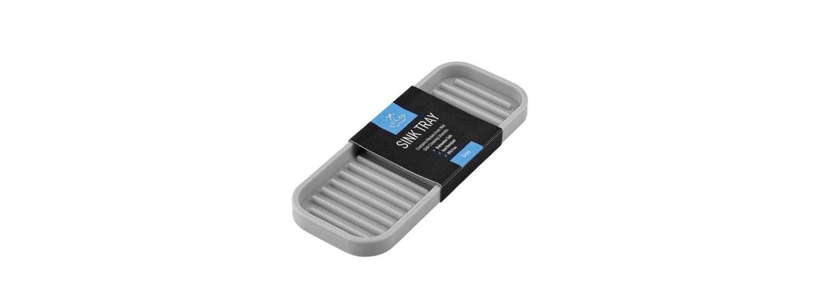 Multipurpose Silicone Sponge Holder Soap Tray (9x3.5inches)