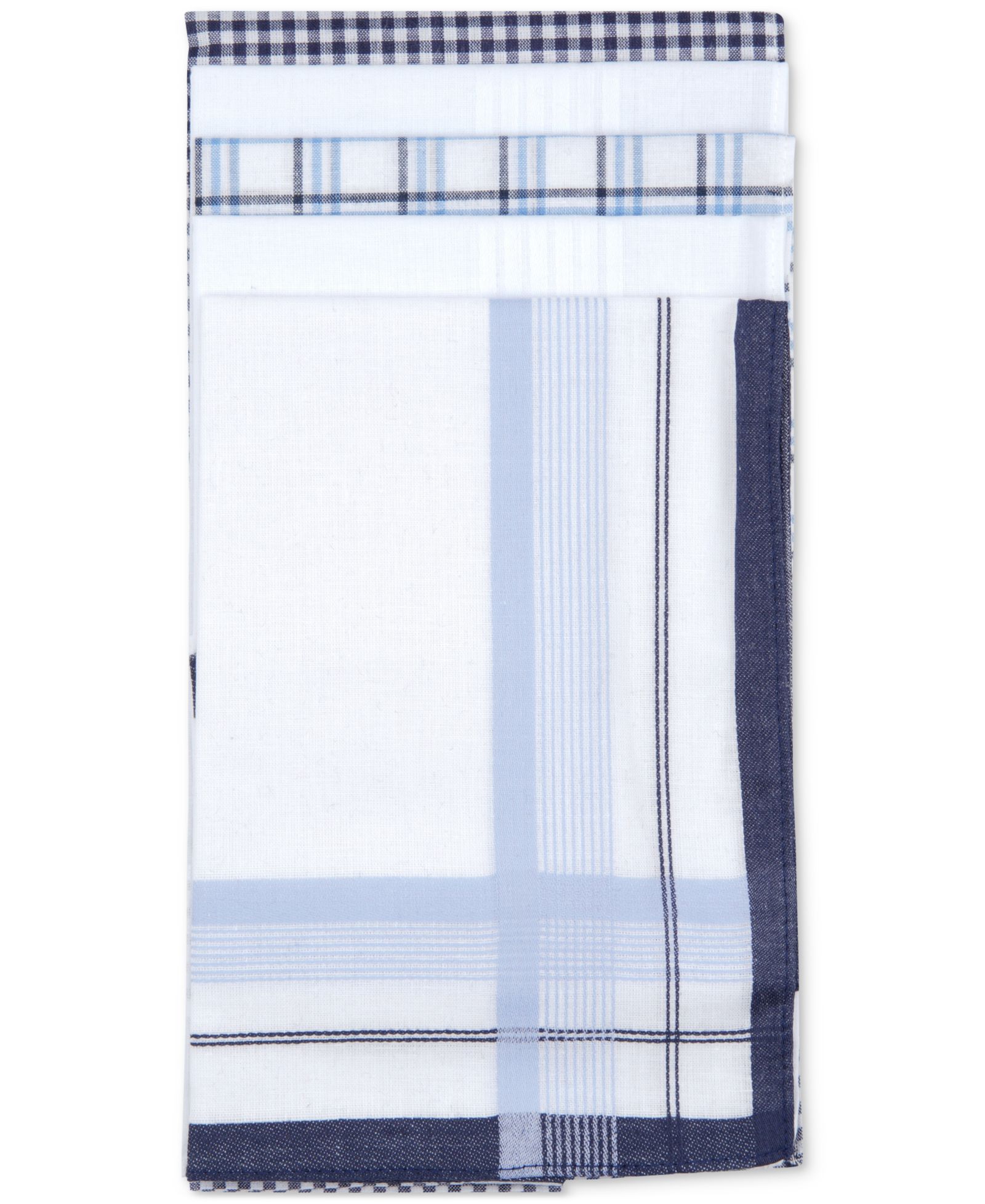 Men's 5-pk. Blue Patterned Handkerchiefs, Created for Macy's