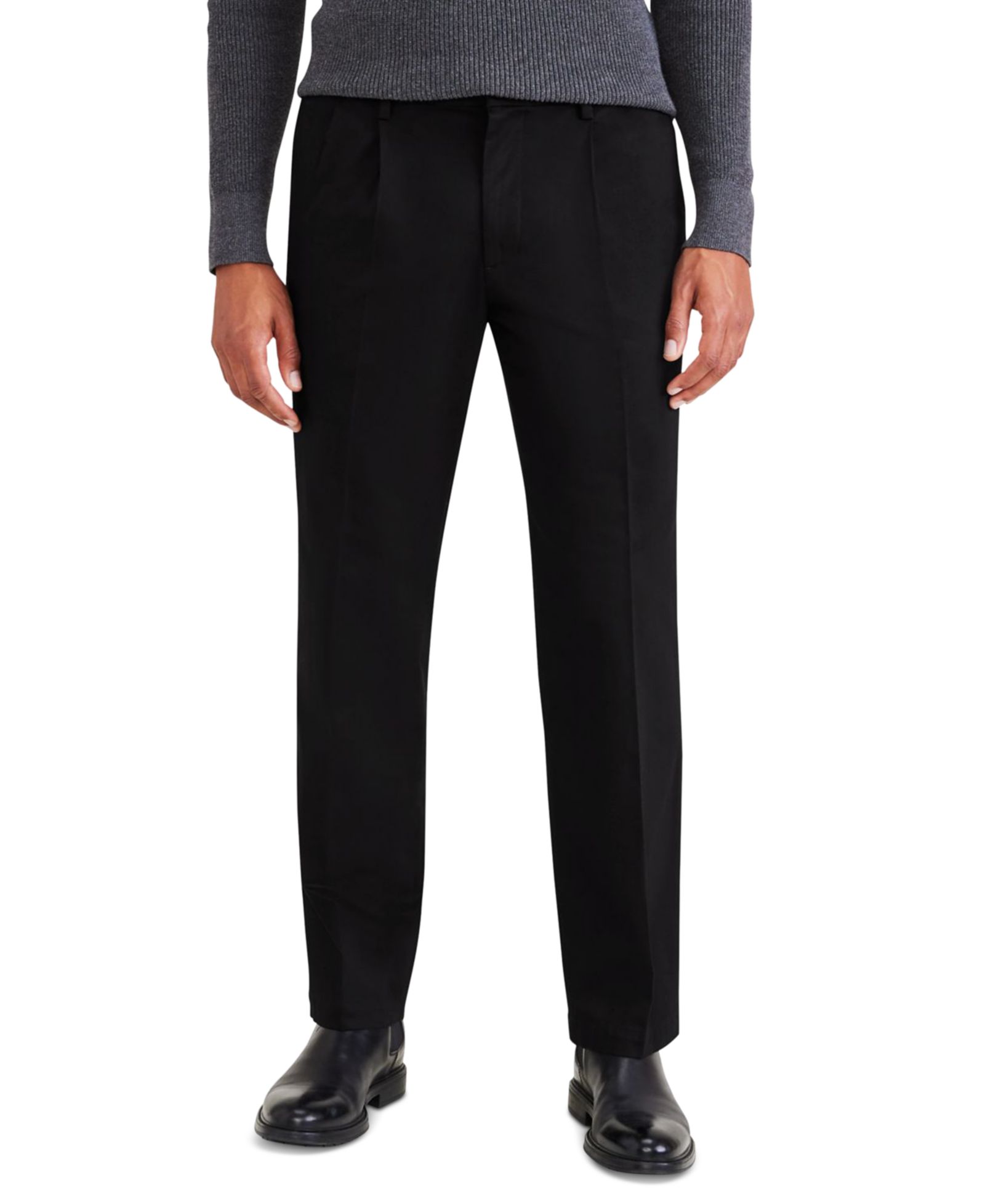 Dockers® Men's Signature Classic Fit Pleated Iron Free Pants with Stain Defender