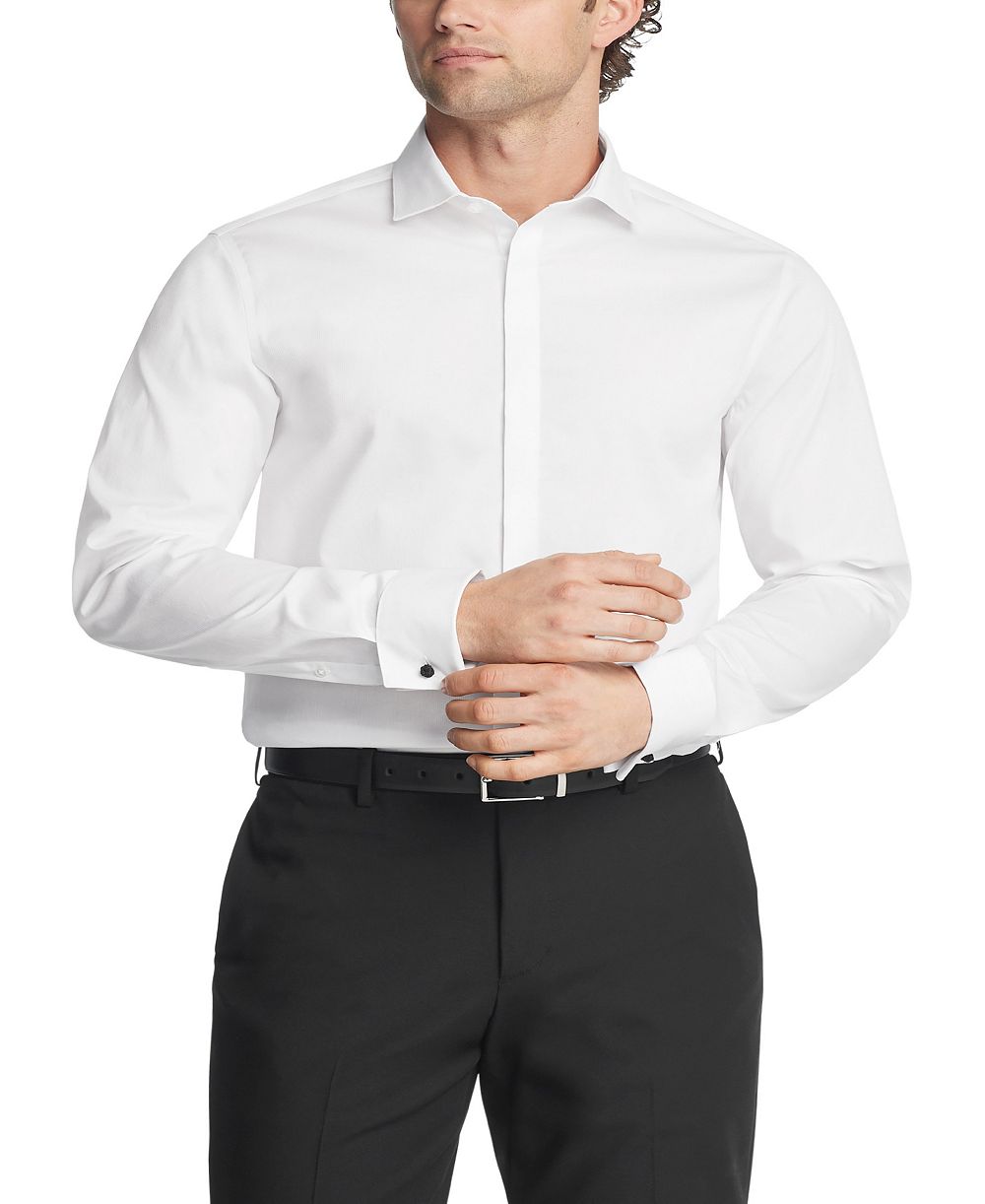 Calvin Klein мужская рубашка Slim Fit из стали