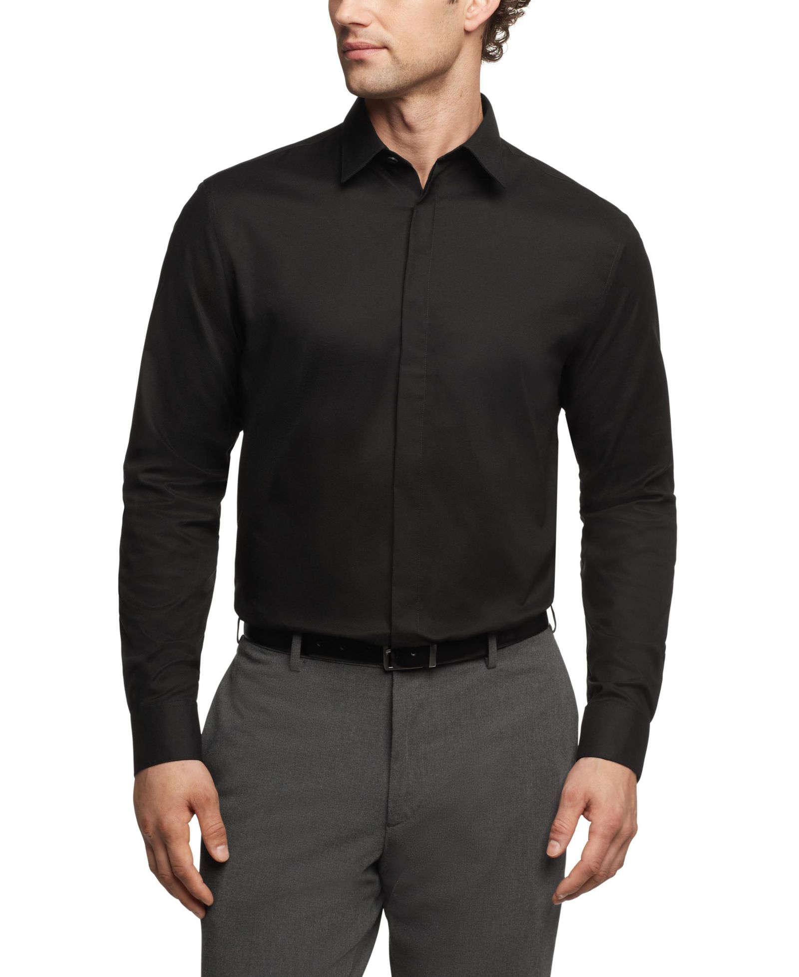Calvin Klein Men's Tailored Occasion Dress Shirt, Regular Fit