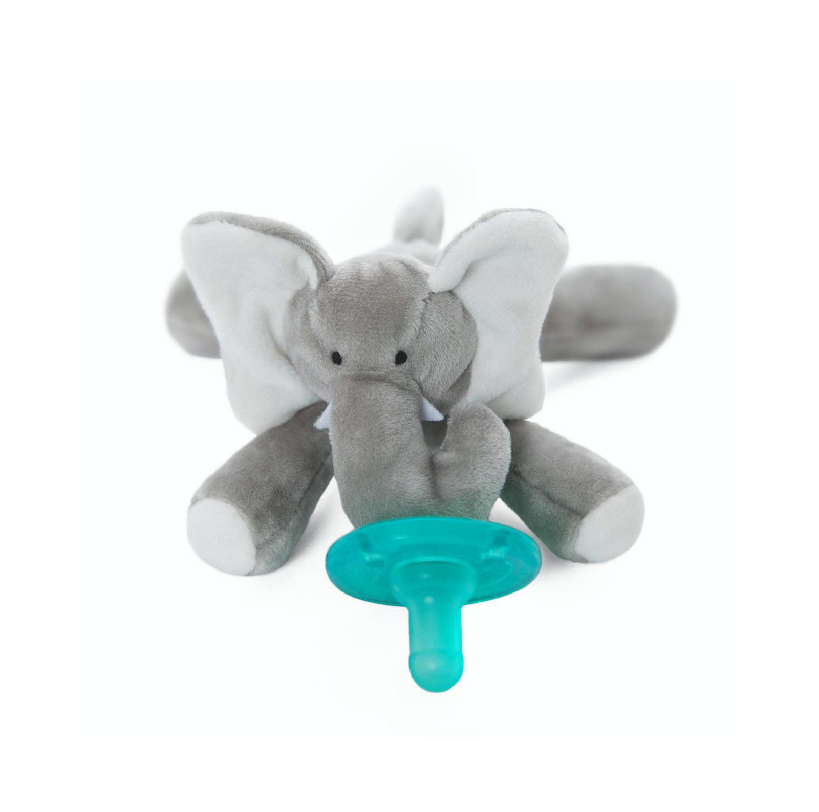 Wubbanub Baby 0 to 6m Pacifier - Grey Elephant
