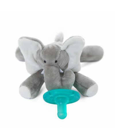 Пустышка Wubbanub Baby 0 to 6m - Grey Elephant