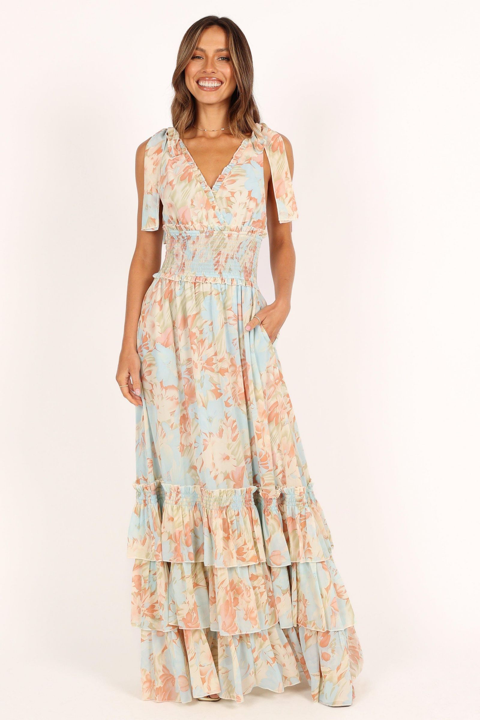 Petal and Pup Женское платье maxi Christabel Tiered