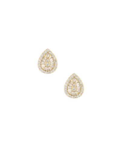 Серьги-гвоздики ETTIKA Sparklette с напылением 18K Gold