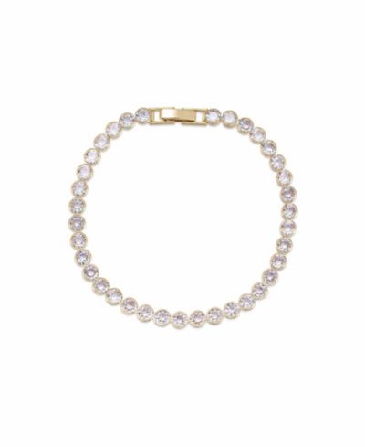 ETTIKA Браслет Tennis с кубическим цирконием и напылением 18K Gold
