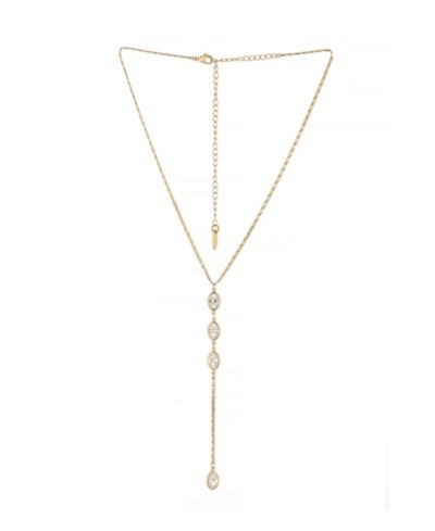 Колье-лариат ETTIKA Sparkle Dip с напылением 18K Gold