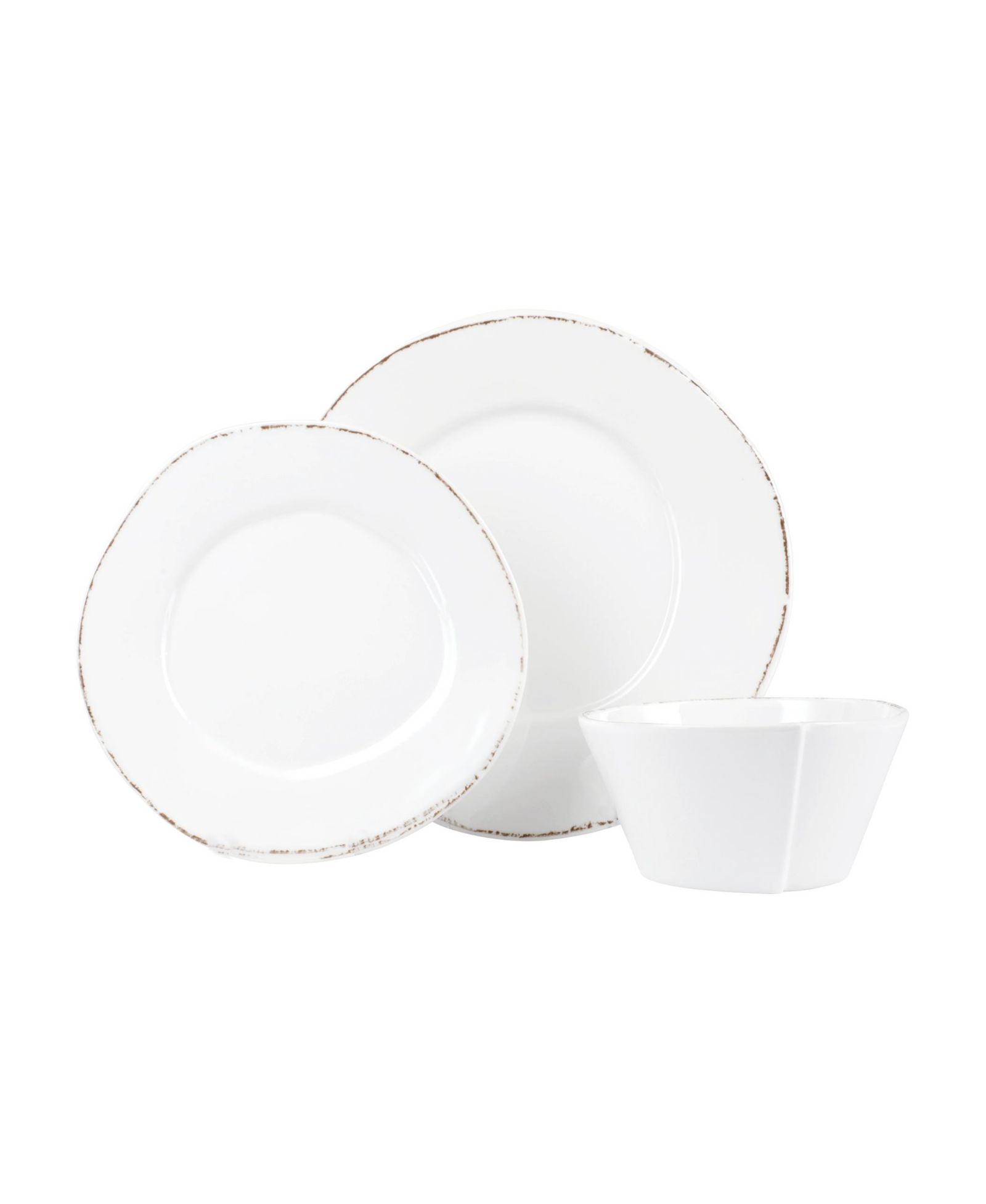 VIETRI Melamine Lastra 3-Piece Place Setting
