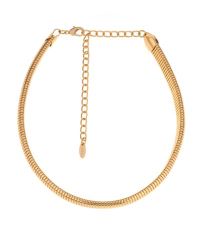 ETTIKA Your Essential Flex Snake Chain 18K Gold Plated Necklace