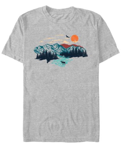 Fifth Sun Men's Generic Additude Natural Outdoors Short Sleeves T-shirt