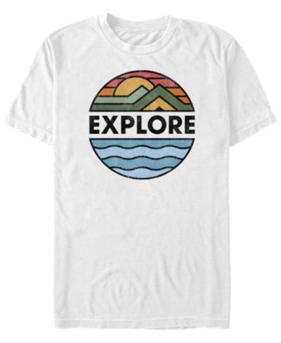 Fifth Sun Men's Generic Additude Explore Back Short Sleeves T-shirt