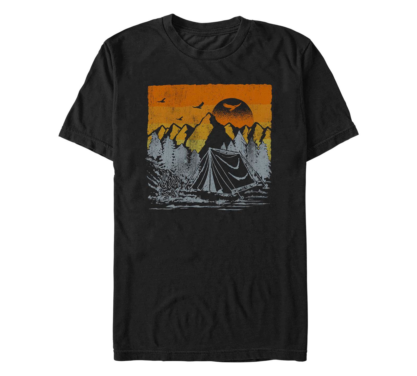 Fifth Sun Men's Generic Additude Camp Woodsy Short Sleeves T-shirt