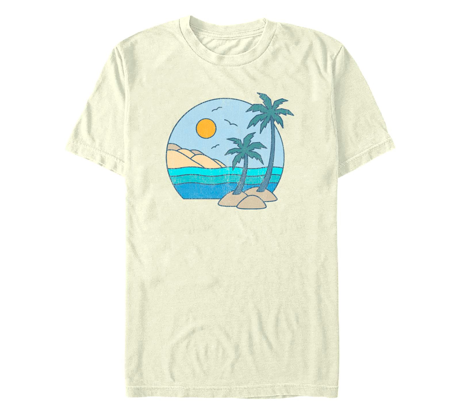 Fifth Sun Men's Generic Additude Aloha View Short Sleeves T-shirt
