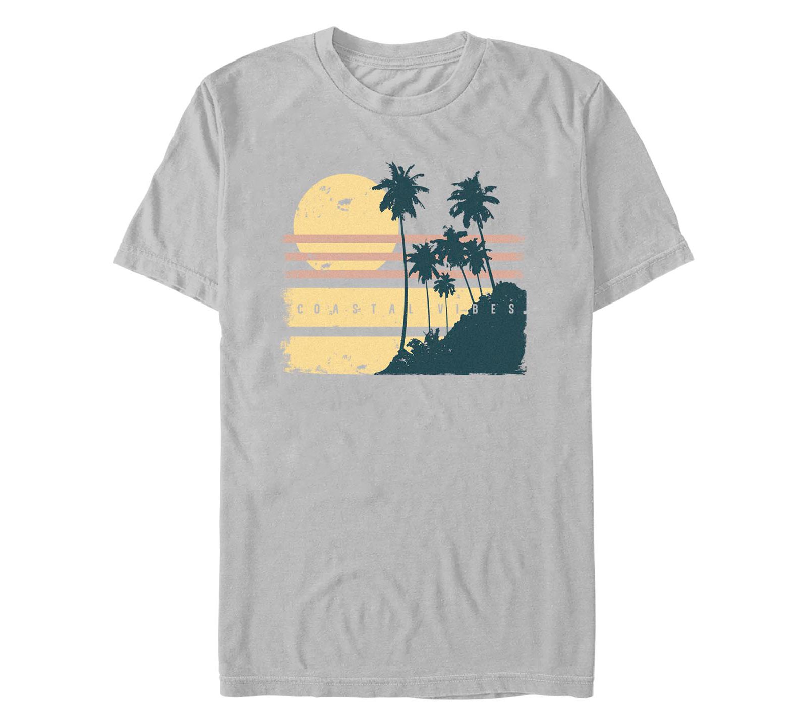 Fifth Sun Men's Generic Additude Vibes Short Sleeves T-shirt