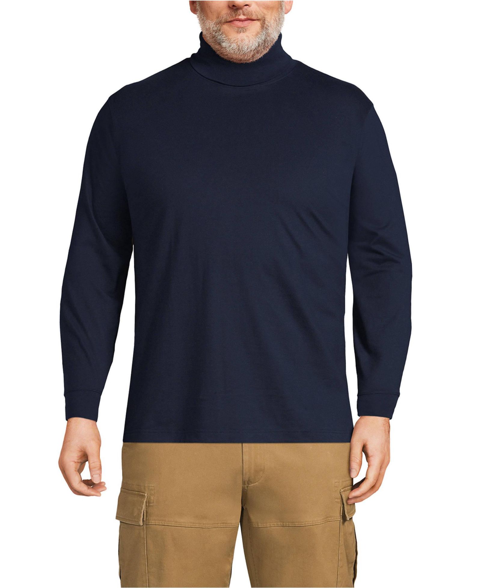 Lands' End Big & Tall Super-T Turtleneck