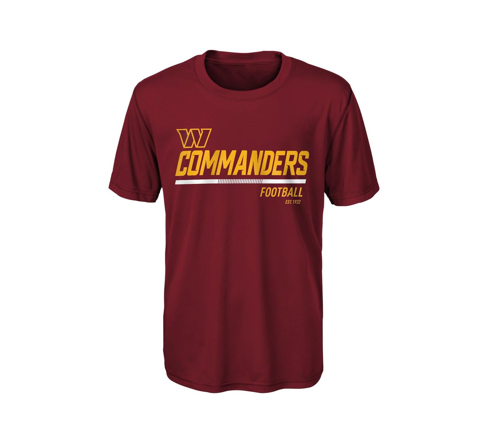 Футболка Outerstuff Washington Commanders для мальчиков Burgundy