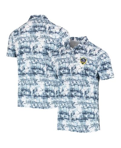 Мужская рубашка поло Antigua Navy LA Galaxy Vivid
