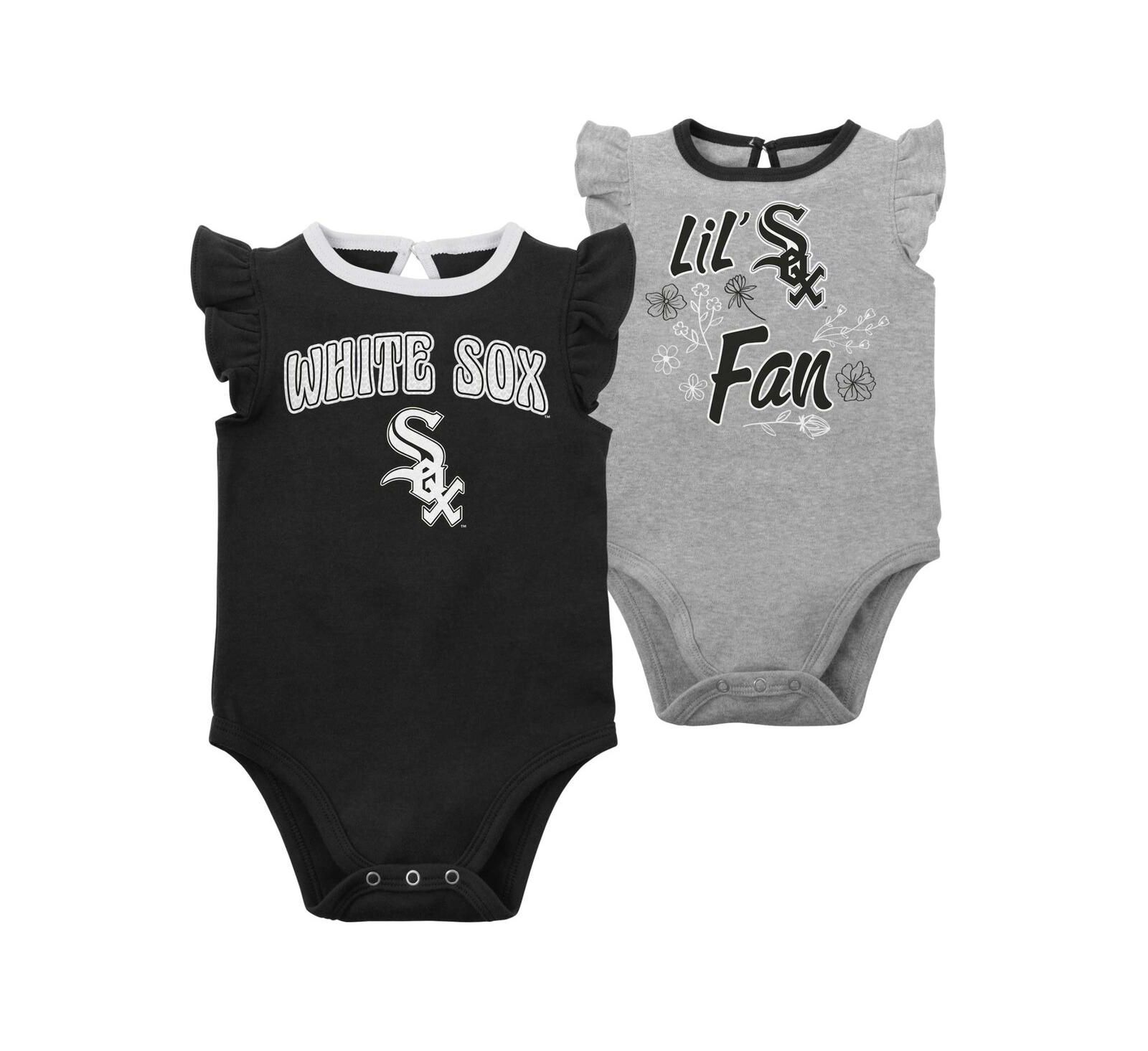 Outerstuff набор из 2 боди для новорожденных Chicago White Sox