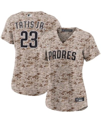 Женская джерси Nike Fernando Tatis Jr. Camo San Diego Padres USMC Alternate Replica Player