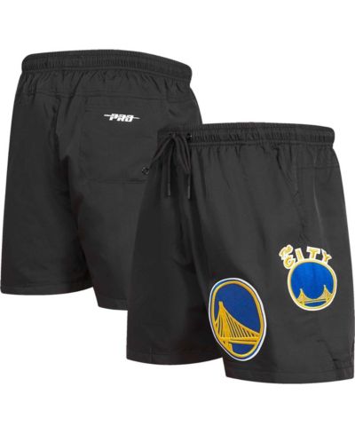 Pro Standard Мужские шорты из ткани Woven Classics Golden State Warriors, черные