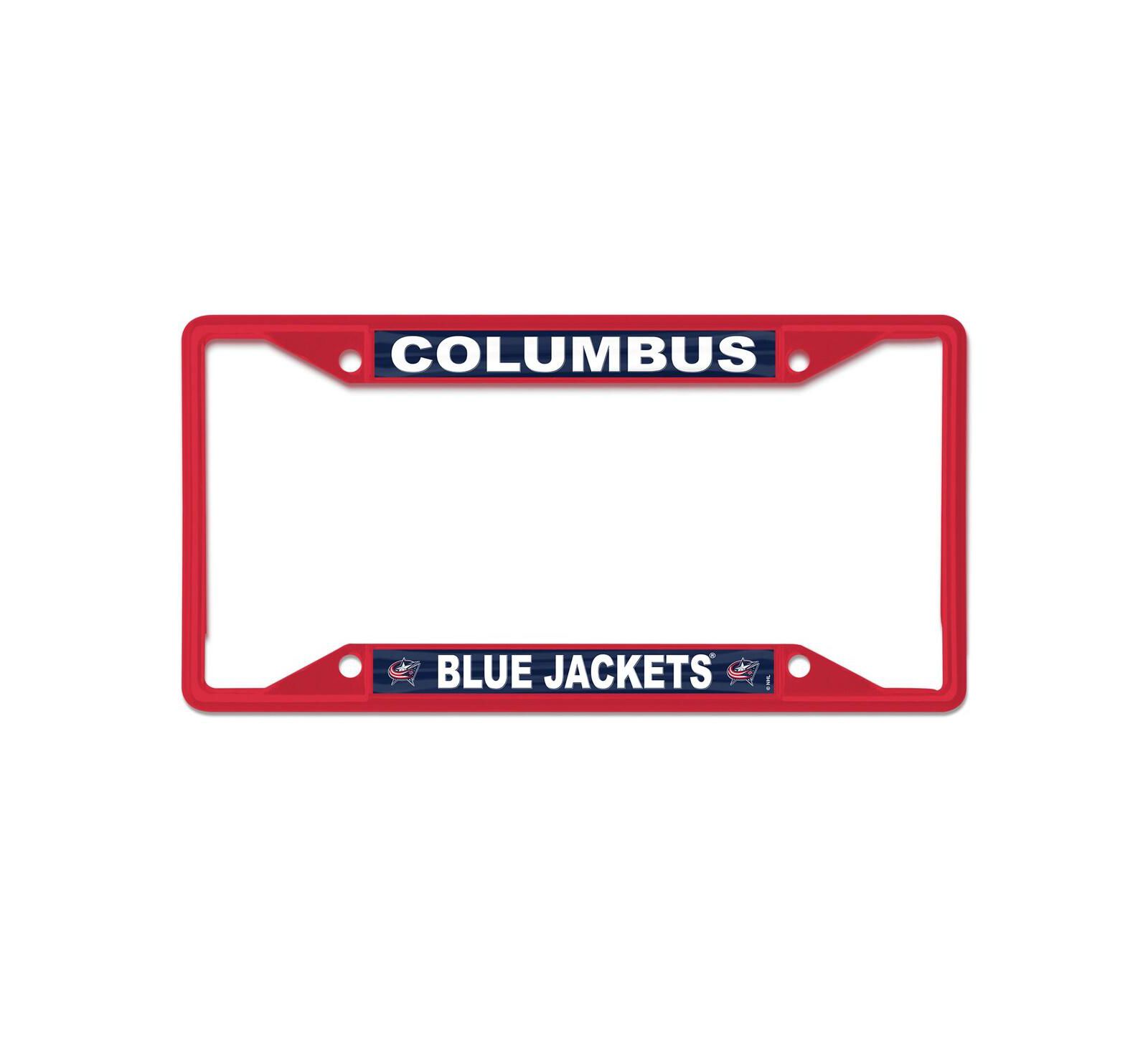 Рамка для номерного знака Wincraft Columbus Blue Jackets хром