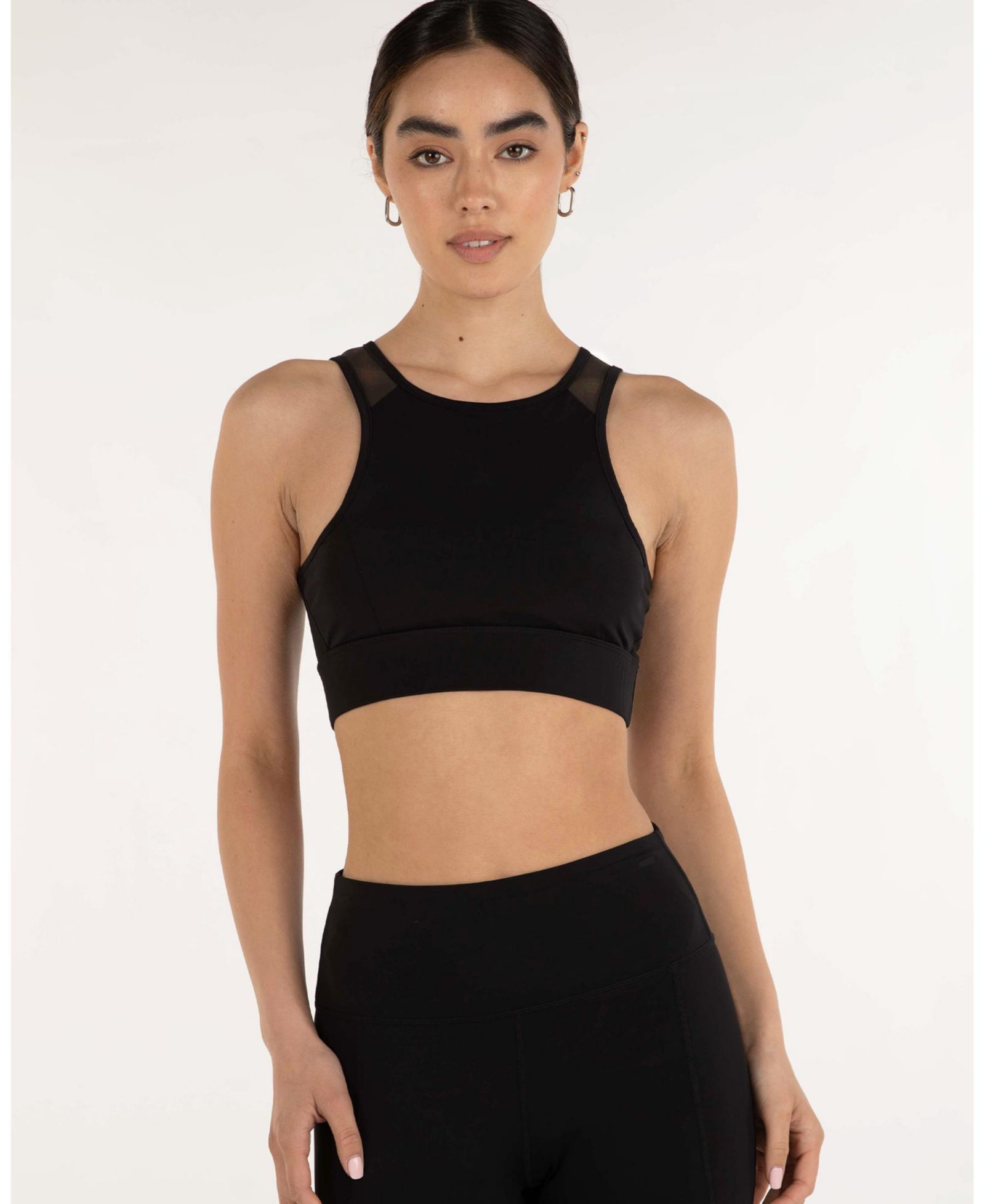 Женский укороченный топ-бра Rebody Active Venti Mesh Longline Silkiflex Crop