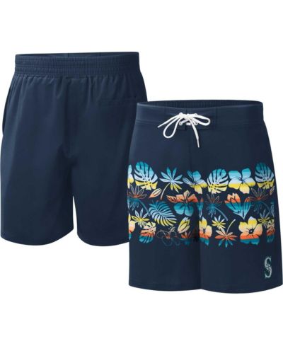 Мужские плавательные шорты G-III Sports by Carl Banks Navy Seattle Mariners Breeze Volley