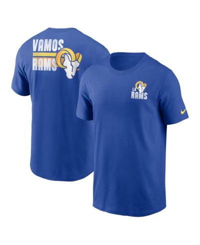 Мужская футболка Nike Royal Los Angeles Rams Blitz Essential
